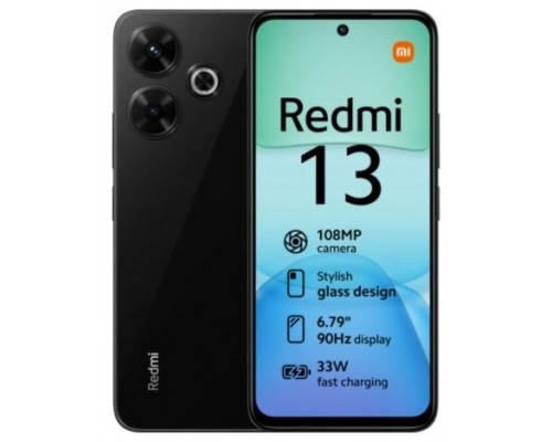 TELEFONO XIAOMI REDMI 13 P6.79 6GB 128GB 4G NEGRO